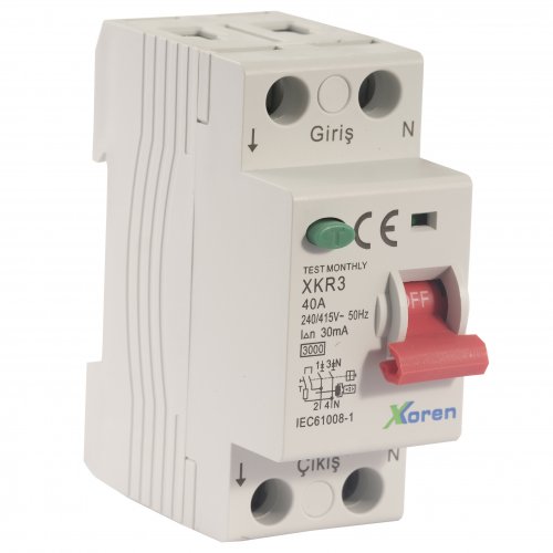 Kaçak Akım Koruma Rölesi-RCCB 3kA-6kA-10kA