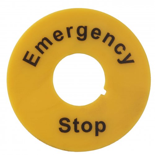 ACİL STOP ETİKETİ